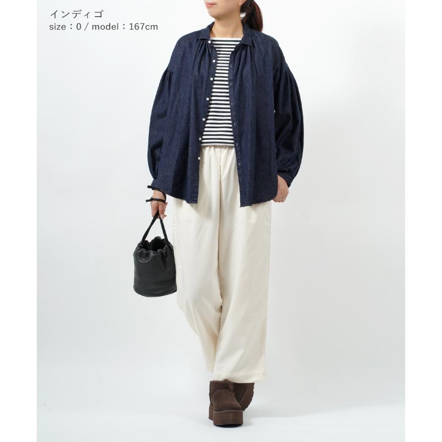 MANON（マノン） 6oz デニム アミカルシャツ レディース 国内正規品