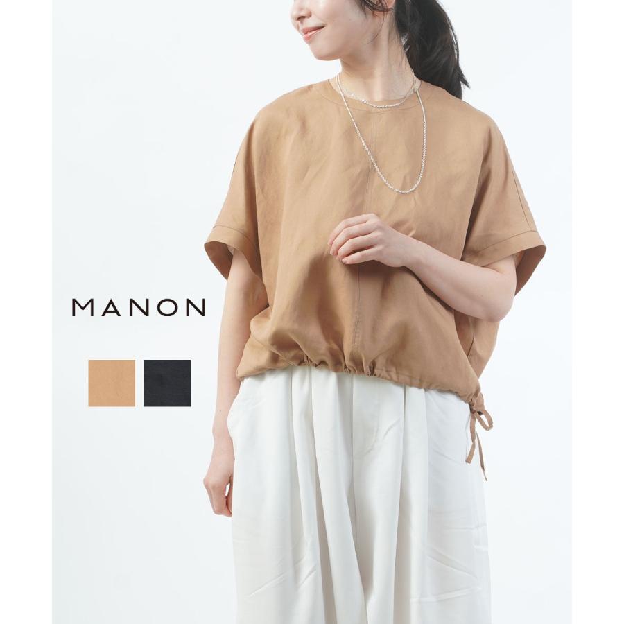 マノン ビスコースリネンスピンドルプルオーバーシャツ MANON 2026春夏