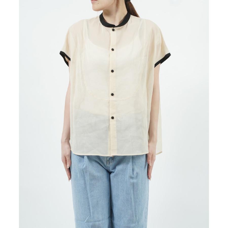 MANON（マノン） シアーブラウス ORGANDIE FRENCH SLEEVE BLOUSE MANON 