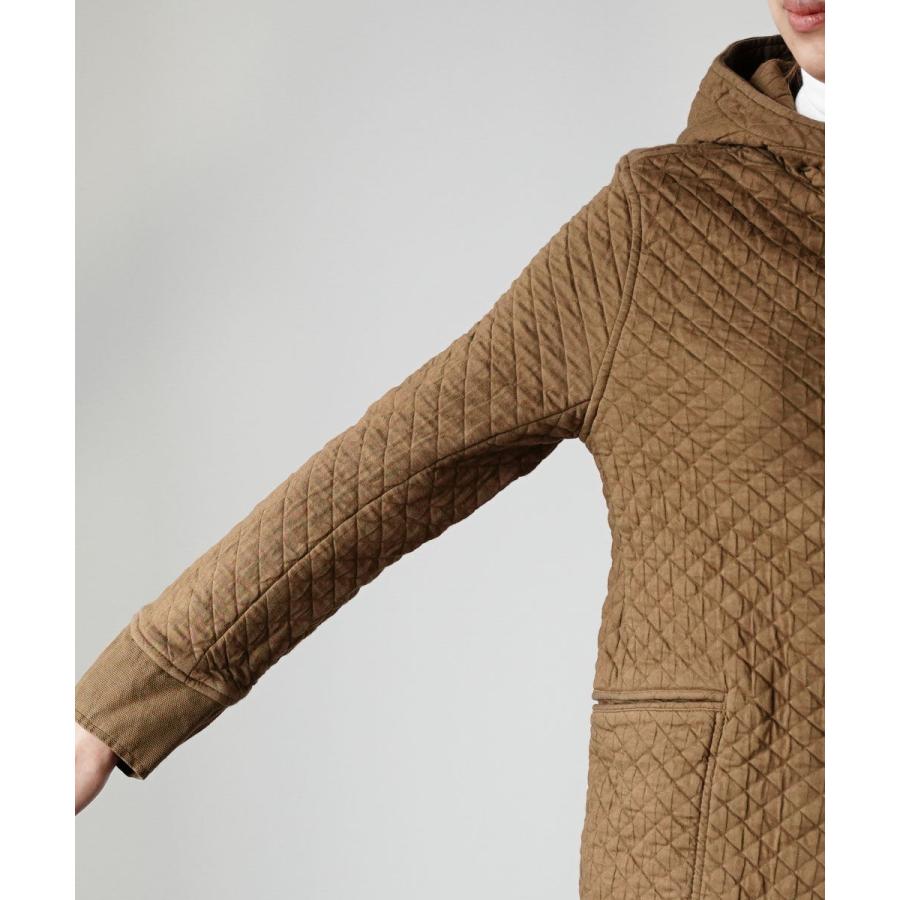 ARMEN（アーメン） フードジャケット キルティングジャケット コットン