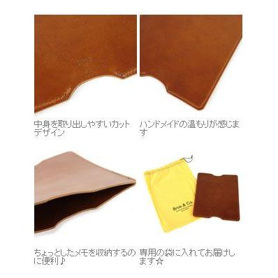 Broe&Co(ブロー&コー) レザー ノートパッド ケース・NBC1251-0341202 