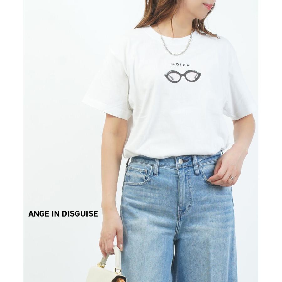 アンジ イン ディスガイズ Tシャツ NOIRE ANGE IN DISGUISE NOIRE 国内正規品 2025春夏新作 メール便可能商品[M便 5/5] アンジ イン ディスガイズ Tシャツ NOIRE ANGE IN DISGUISE レディース