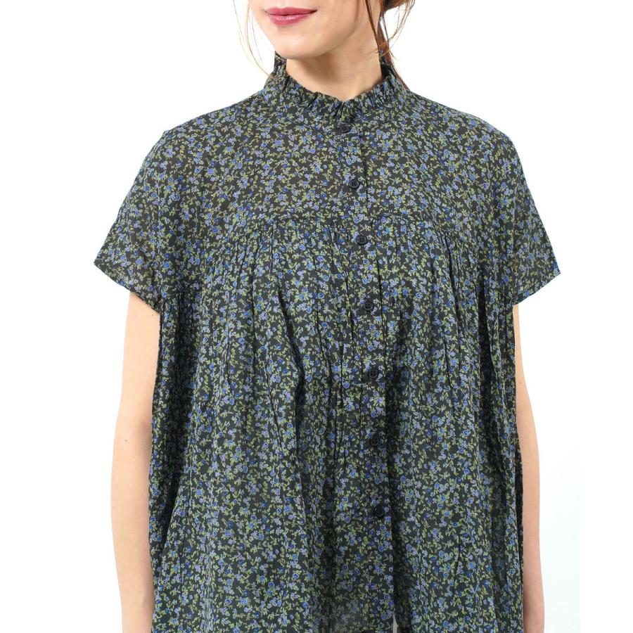 SOIL(ファッション) ソイル ブラウス COTTON VOILE SMALL FLOWER PRINT  
