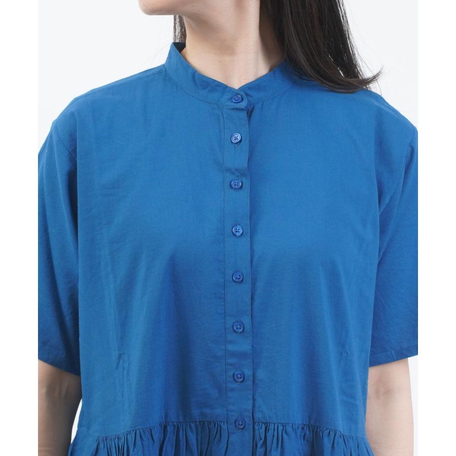 SOIL（ソイル） 60s CAMBRIC PLAIN BANDED COLLAR DRESS SOIL