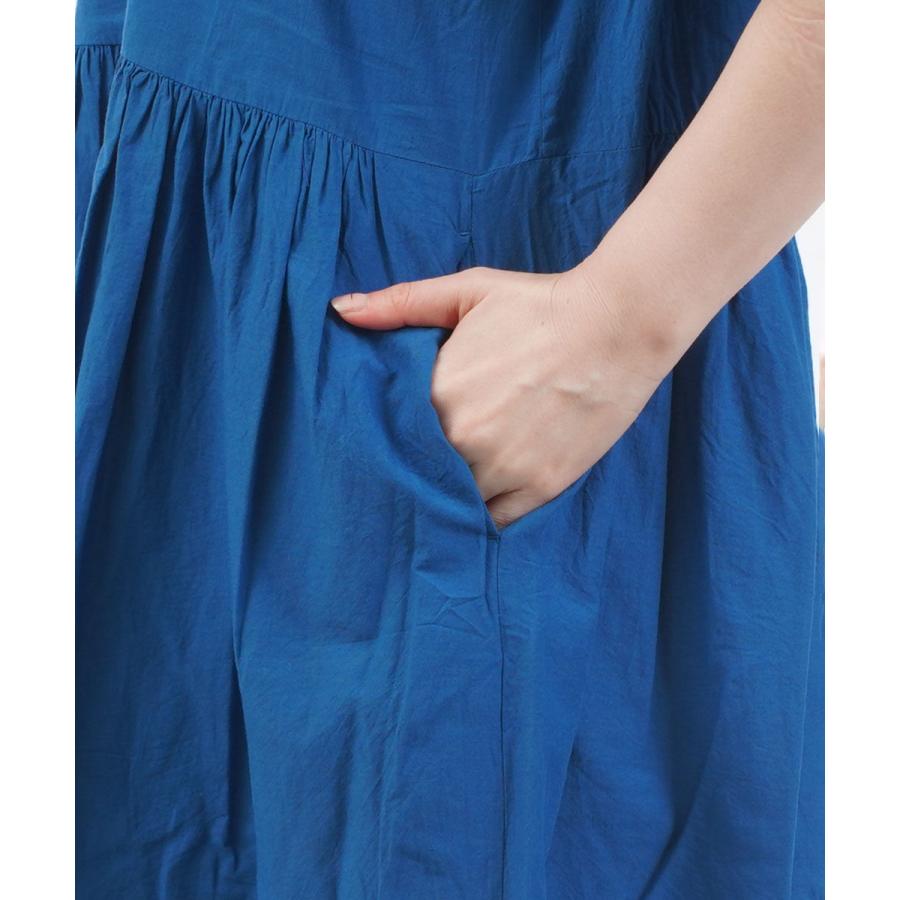 SOIL（ソイル） 60s CAMBRIC PLAIN BANDED COLLAR DRESS SOIL