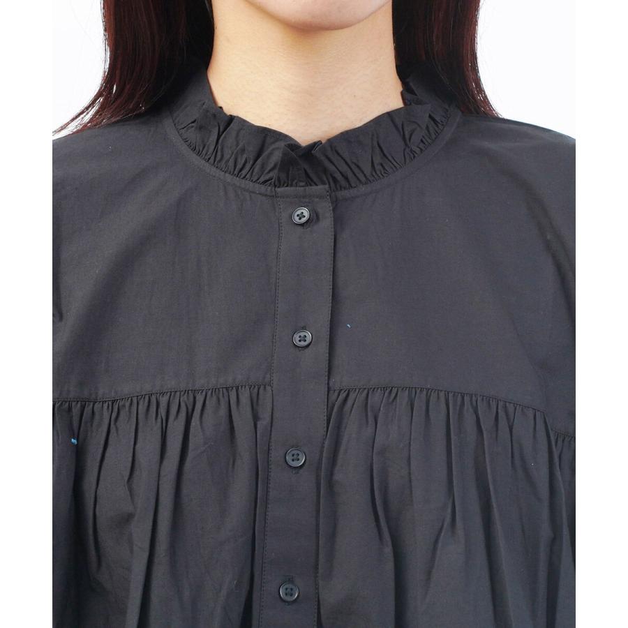 SOIL（ソイル） フリルカラーシャツ SOIL 2025秋冬新作 レディース