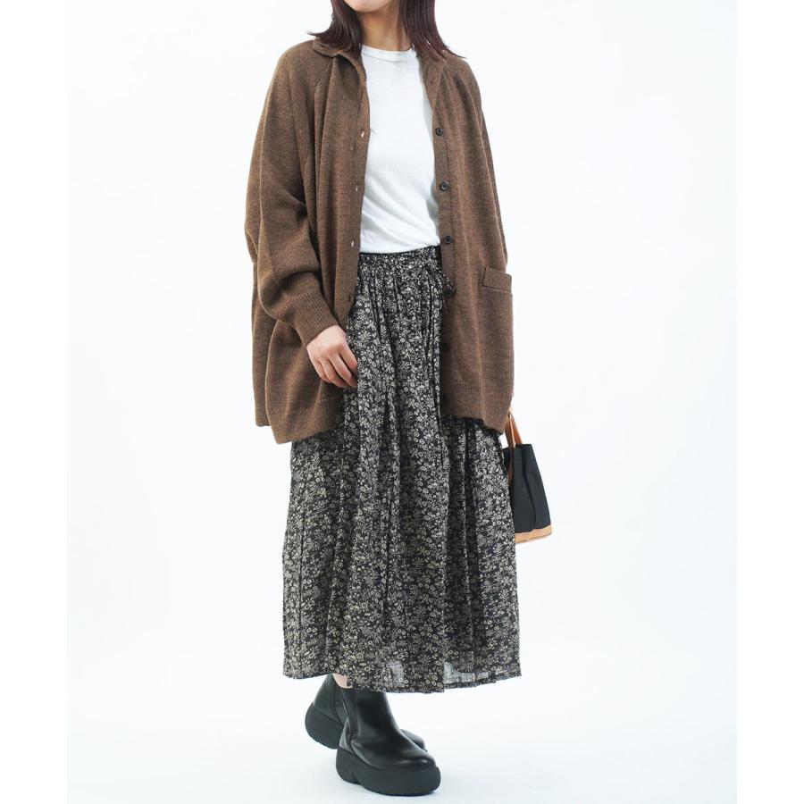 SOIL（ソイル） スモールフラワープリントギャザースカート SOIL 2025