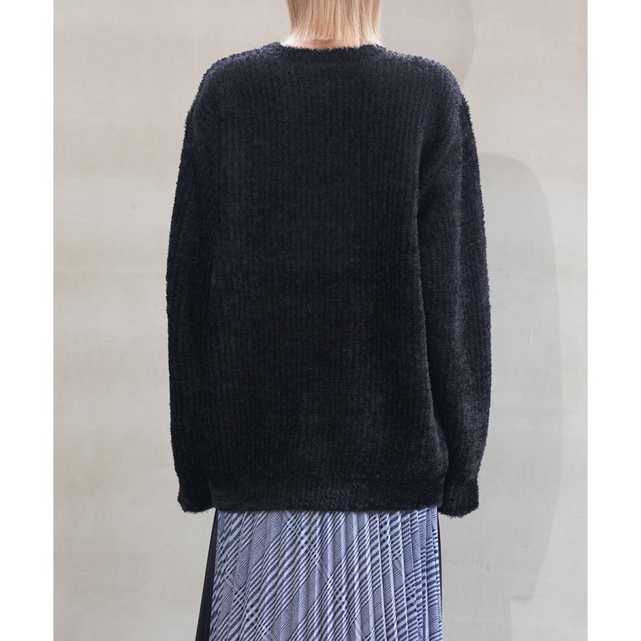 美品　THE NORTH FACE フェザークルー　モヘア風　L 美品 THE NORTH FACE フェザークルー モヘア風 L