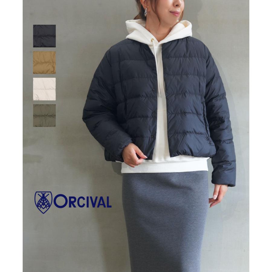 ORCIVAL オーチバル・オーシバル ライトダウン ノーカラー ORCIVAL オーチバル・オーシバル ライトダウン ノーカラー