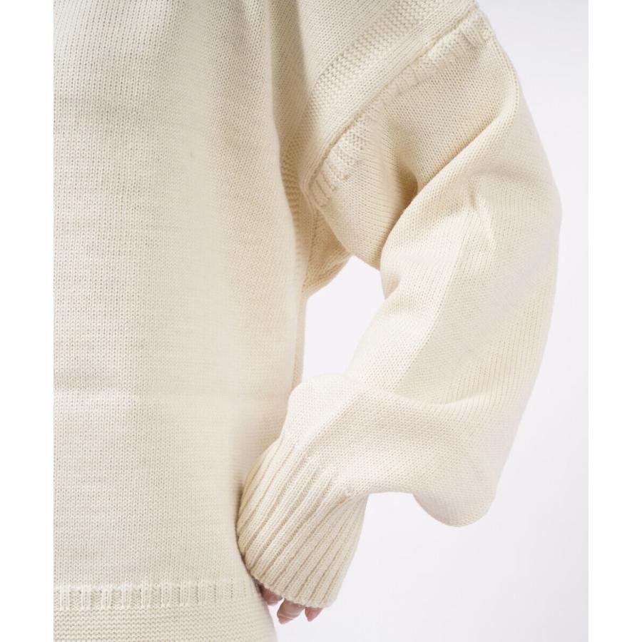 ル トリコチュール ガンジーセーター ニットプルオーバー Le Tricoteur