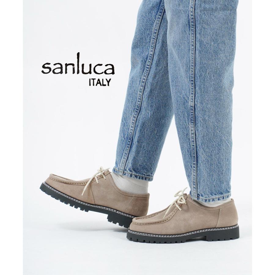 サンルカ レースアップシューズ 靴  SANLUCA PE-19500-CA 国内正規品 220209 送料無料 サンルカ レースアップシューズ 靴 SANLUCA レディース 国内正規品