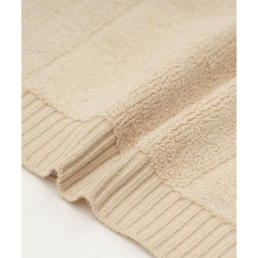 ヌーベル ドゥ パラディ パイルキルトジャガードBIGカラーポロ