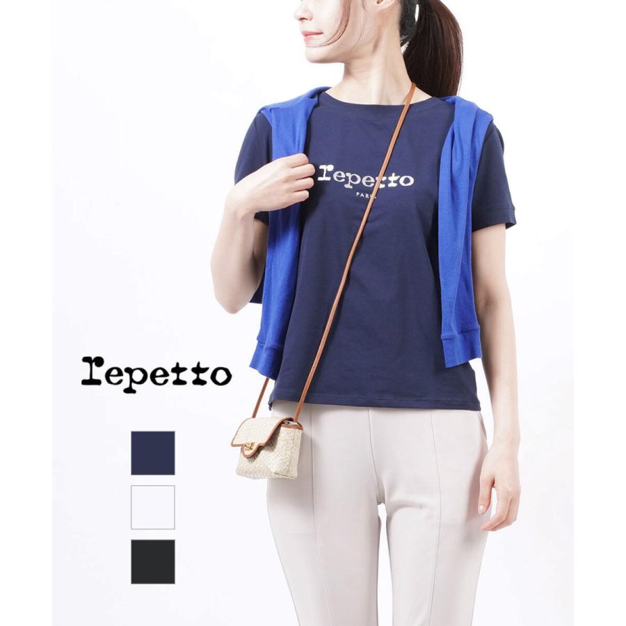 repetto レペット ロゴTシャツ カットソー Logo T-shirt レディース 