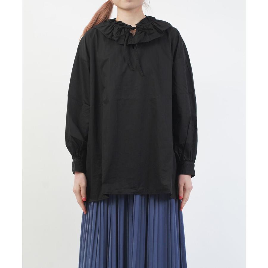 ローブデポー ビックカラーブラウス プルオーバー ROBE de PEAU