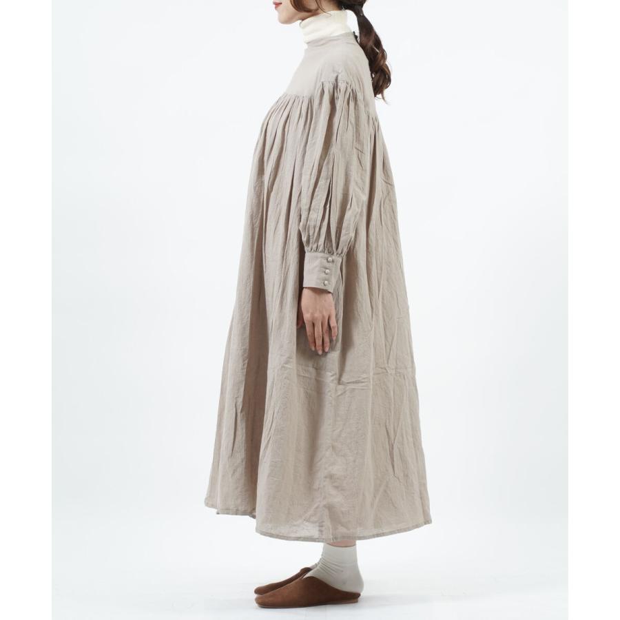 ROBE de PEAU（ローブデポー） ハイネックワンピース フレアワンピース