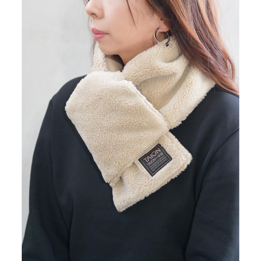 タイオン ミリタリー リバーシブル ダウンマフラー TAION 2025秋冬新作