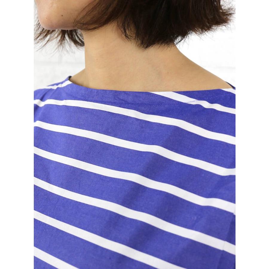 レイに オーチバル Etre Par Bleu Comme Bleu 通販 Paypayモール オーシバル Orcivalコットン ストライプ 半袖