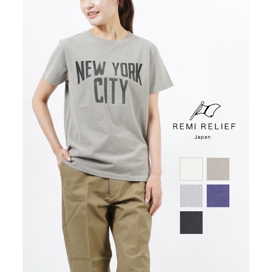 REMI RELIEF レミレリーフ ロゴTシャツ カットソー レディース 国内 