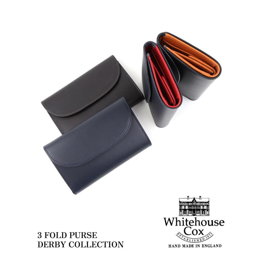 Whitehouse Cox ホワイトハウスコックス 3 FOLD PURSE(DERBY 