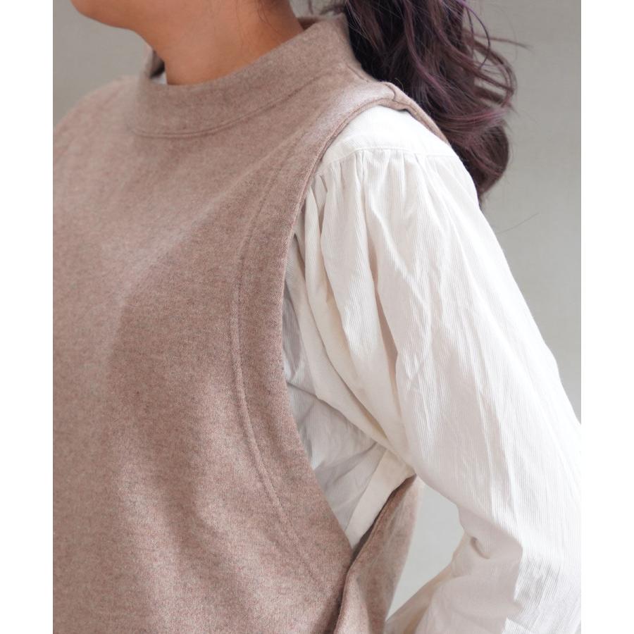 サバタム 紡毛天竺カシュクール風ベスト Sabbatum レディース 国内正規