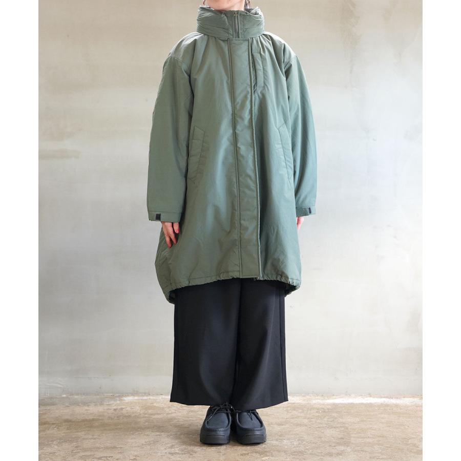 かお0708様ザンパコートグリーン ZAMPA（ザンパ） Z of zampa Organic ナイロンタッサーフェイクダウン