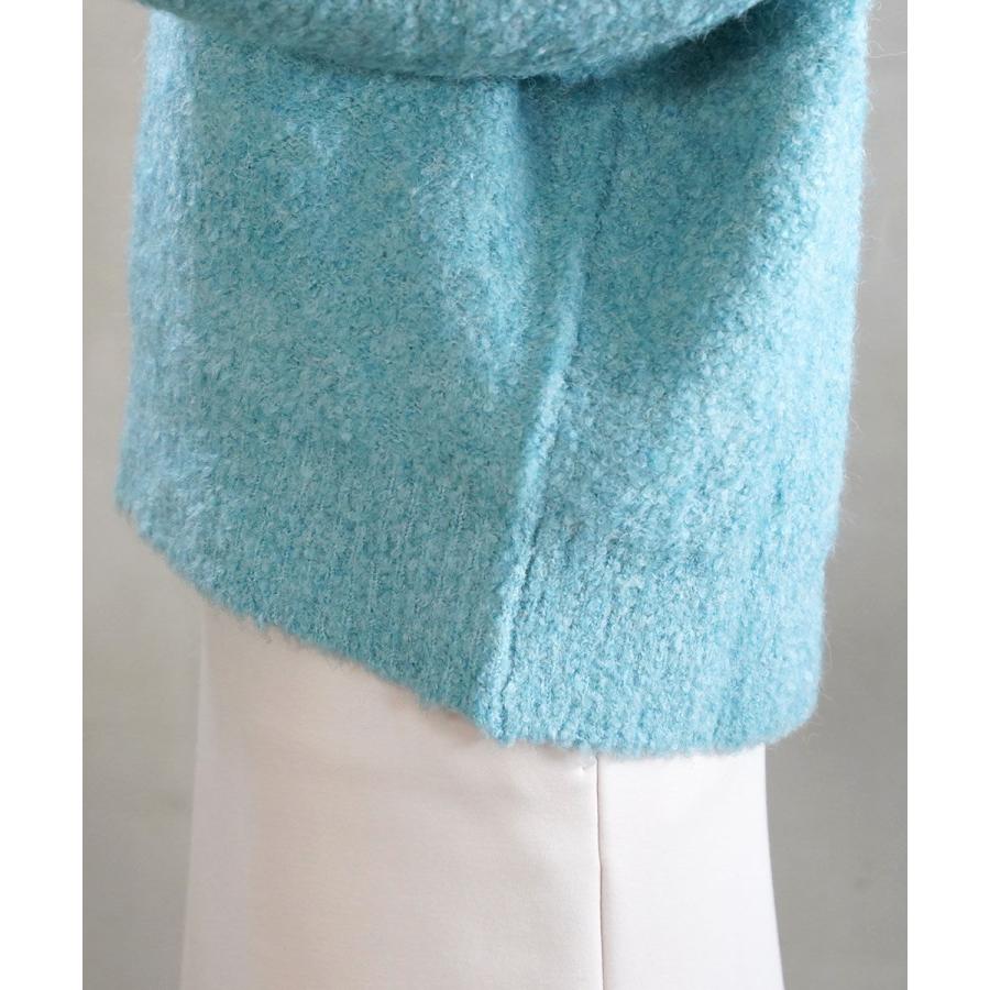 ザンパ ウール混リングヤーンボトルネックプルオーバー ZAMPA SAI39-0366 国内正規品 220409 送料無料 ZAMPA（ザンパ） ウール混リングヤーンボトルネックプルオーバー