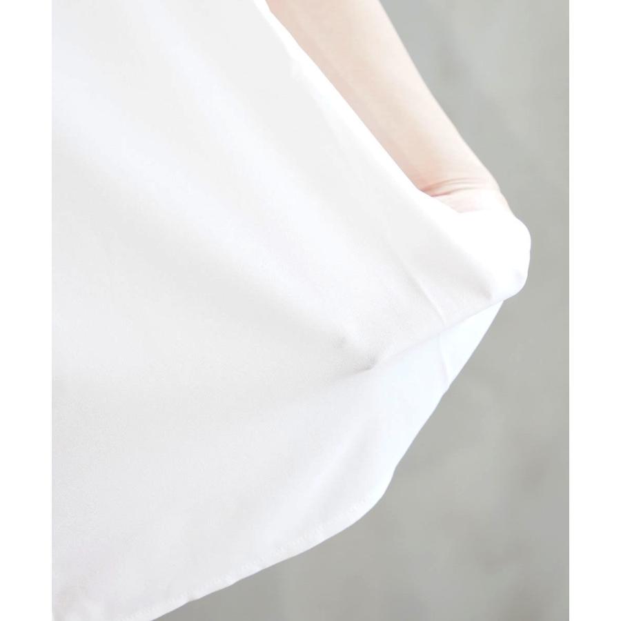 ストックアンドインテリジェンス ライトジョーゼットラウンドドルマン