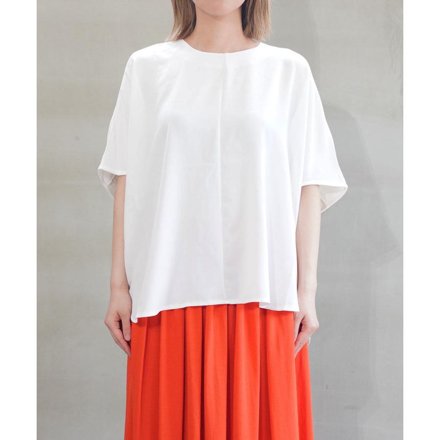 ストックアンドインテリジェンス ライトジョーゼットラウンドドルマンプルオーバー STOCK&INTELLIGENCE SAI45-0643 国内正規品 2025春夏新作 ストックアンドインテリジェンス ライトジョーゼットラウンドドルマン