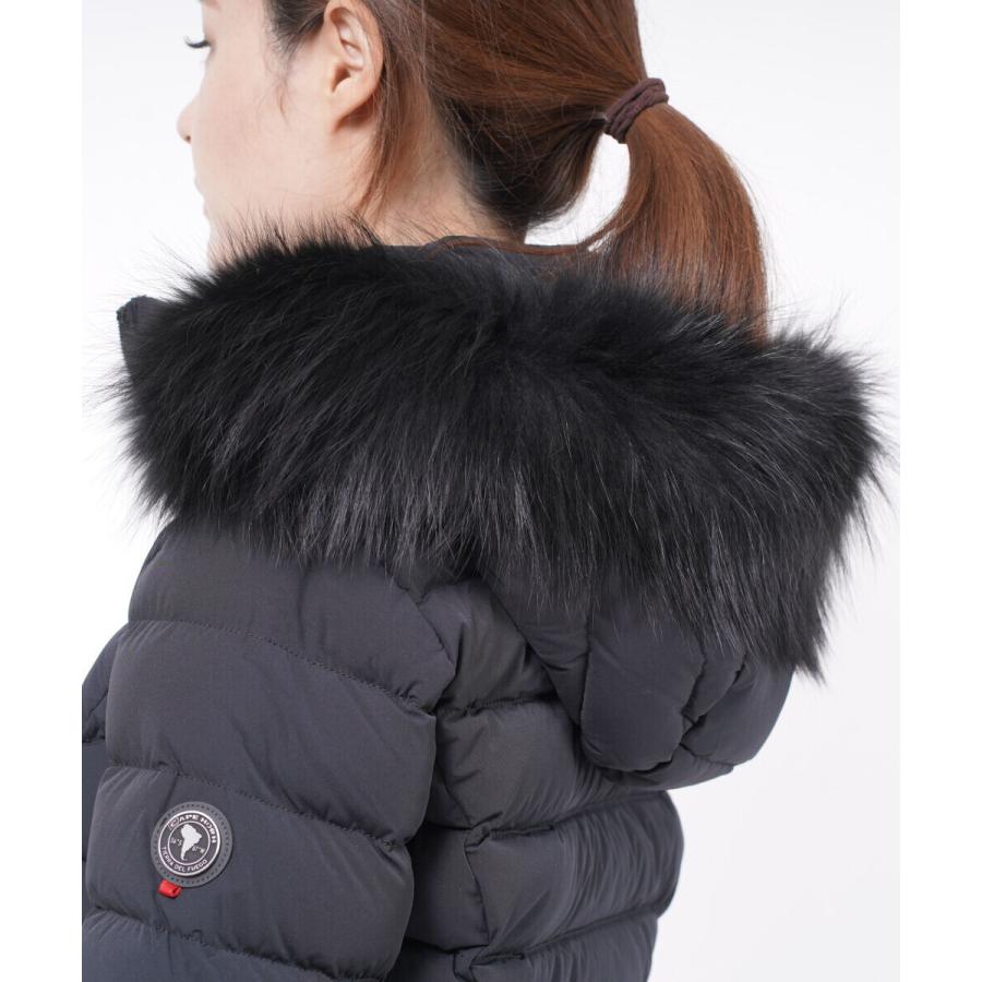 CAPEHORN（ケープホーン） フードダウンジャケット ショートダウン