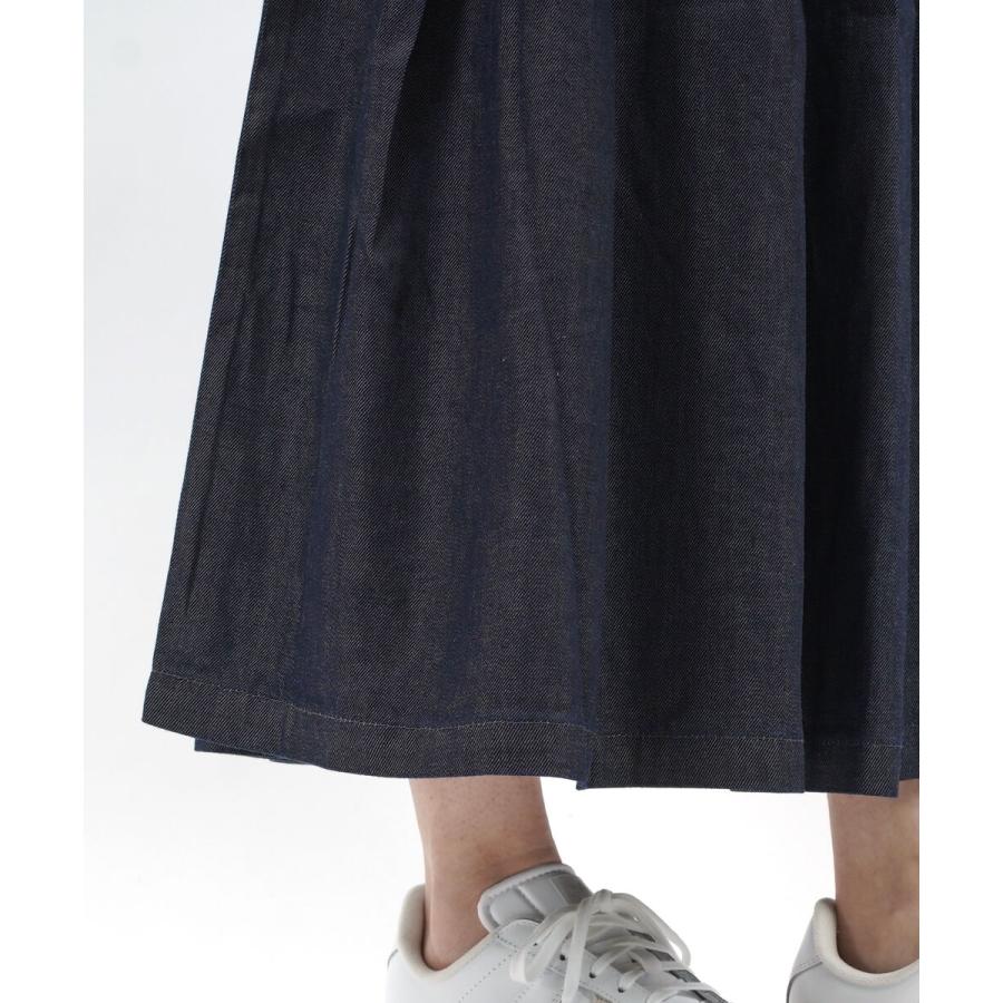 スタンプアンドダイアリー タックスカート フレアスカート