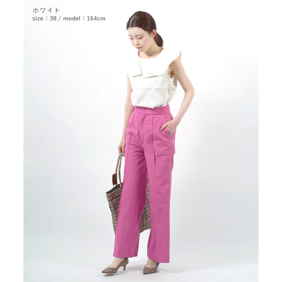 SACRA（サクラ） カットソー ノースリーブプルオーバー レディース