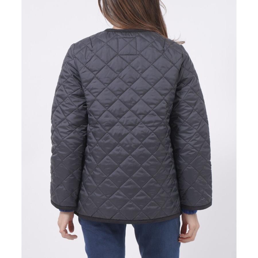 LAVENHAM（ラベンハム） キルティングジャケット クルーネック