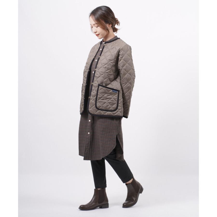 LAVENHAM（ラベンハム） キルティングジャケット クルーネック