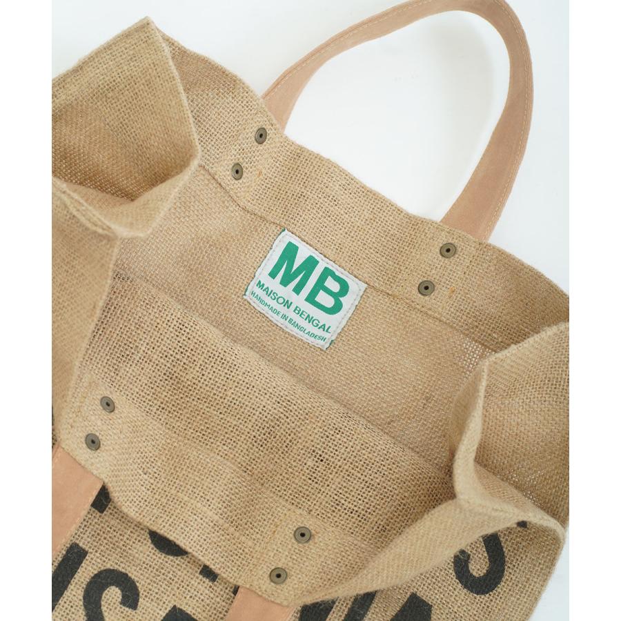 マイソン ベンガル/メゾン ベンガル ジュート トートバッグ Maison
