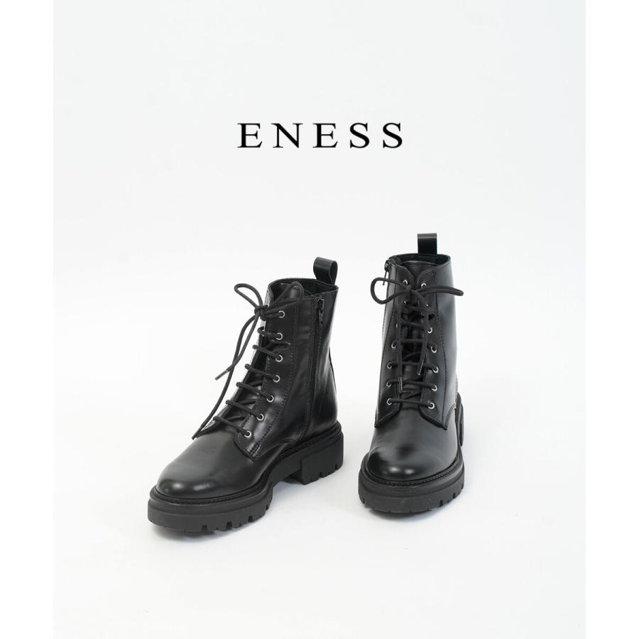 エネス 7ホールレースアップブーツ eness ST-7939 国内正規品 2025秋冬新作 送料無料 エネス 7ホールレースアップブーツ eness 2025秋冬新作 レディース