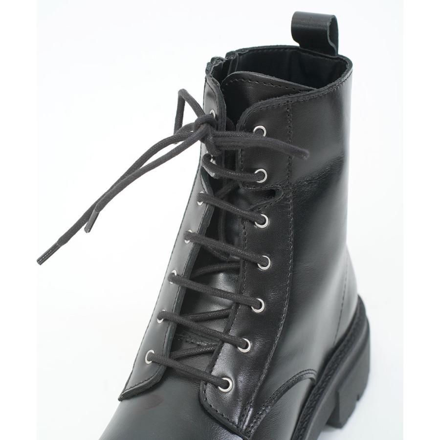 エネス 7ホールレースアップブーツ eness 2025秋冬新作 レディース