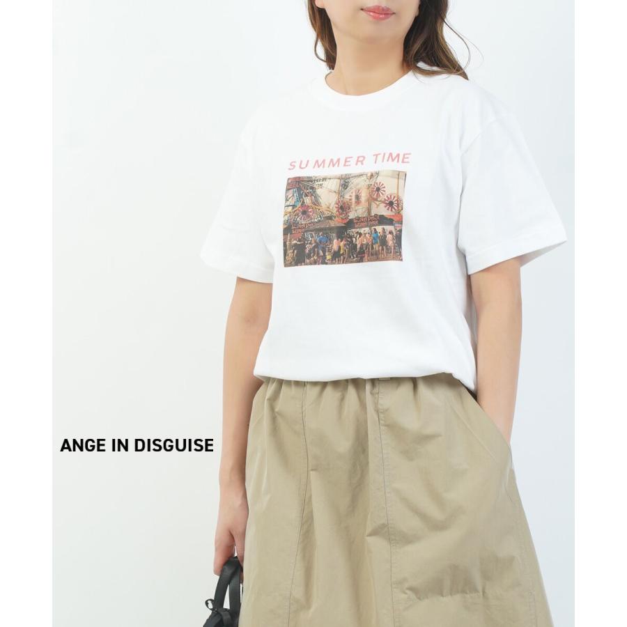 アンジ イン ディスガイズ Tシャツ SUMMER TIME ANGE IN DISGUISE SUMMER-TIME 国内正規品 2025春夏新作 メール便可能商品[M便 5/5] アンジ イン ディスガイズ Tシャツ SUMMER TIME ANGE IN DISGUISE