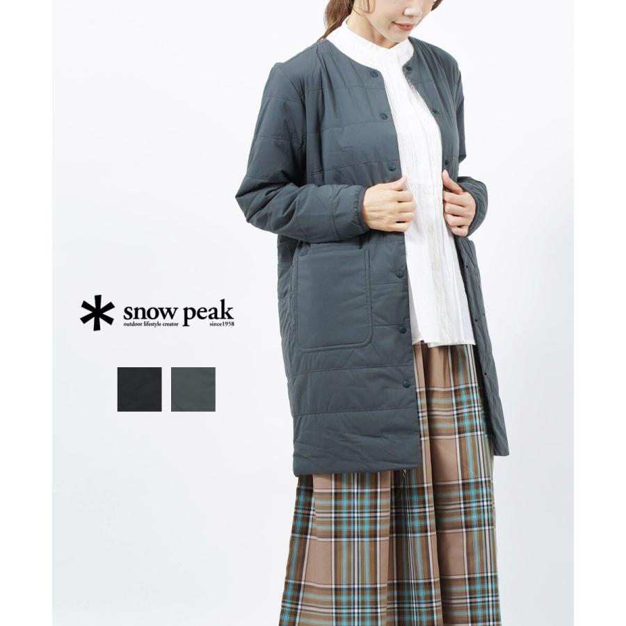 snow peak スノーピーク インサレーション ロングカーディガン snow peak スノーピーク インサレーション ロングカーディガン