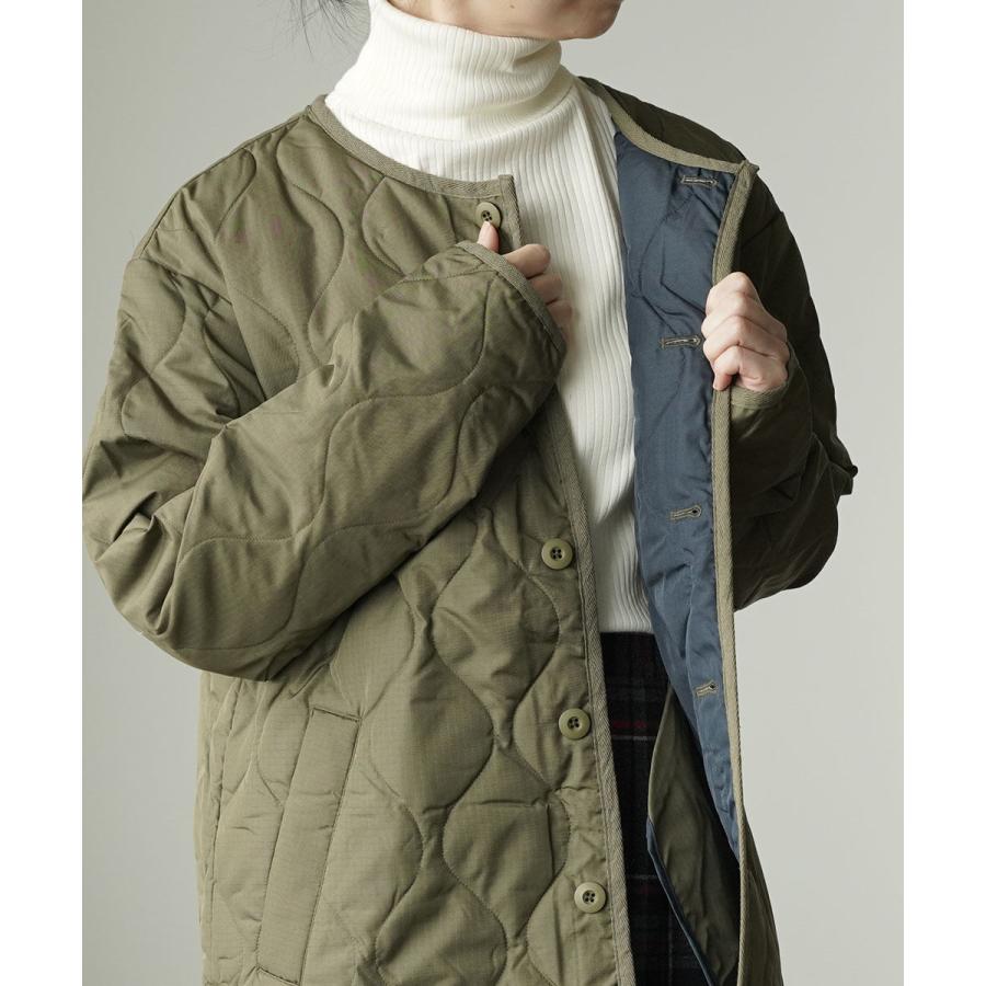 美品　TAION ミリタリー　クルーネック　ダウンコート ミリタリー クルーネック ダウンコート – TAIONインナーダウン