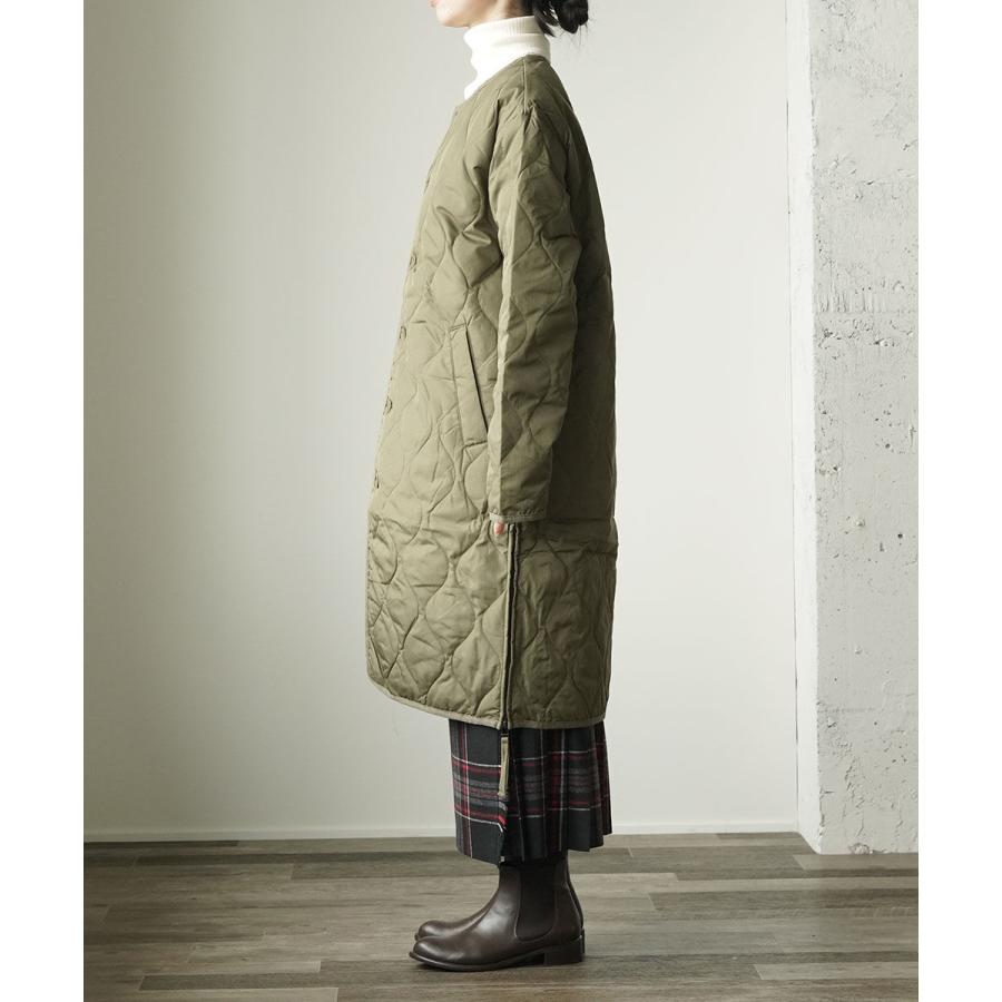 TAION タイオン ミリタリー クルーネック ダウンコート