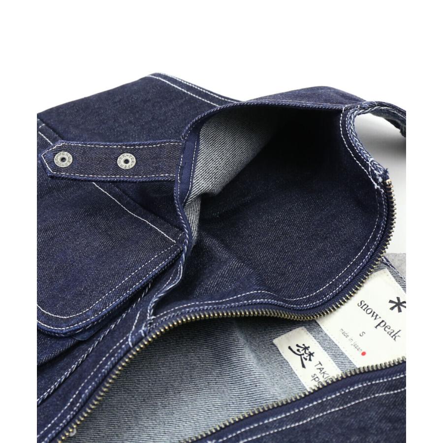 スノーピーク タキビベスト 焚火ベスト TAKIBI Denim Vest Snow スノーピーク タキビベスト 焚火ベスト TAKIBI Denim Vest Snow