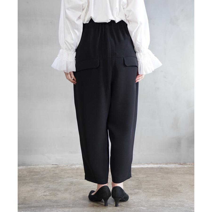 ツムグ ソアパールコンパクト テーパードパンツ tumugu 2026春夏新作