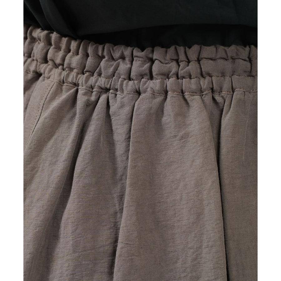 tumugu（ツムグ） とろーりコットンリネン バルーンパンツ レディース