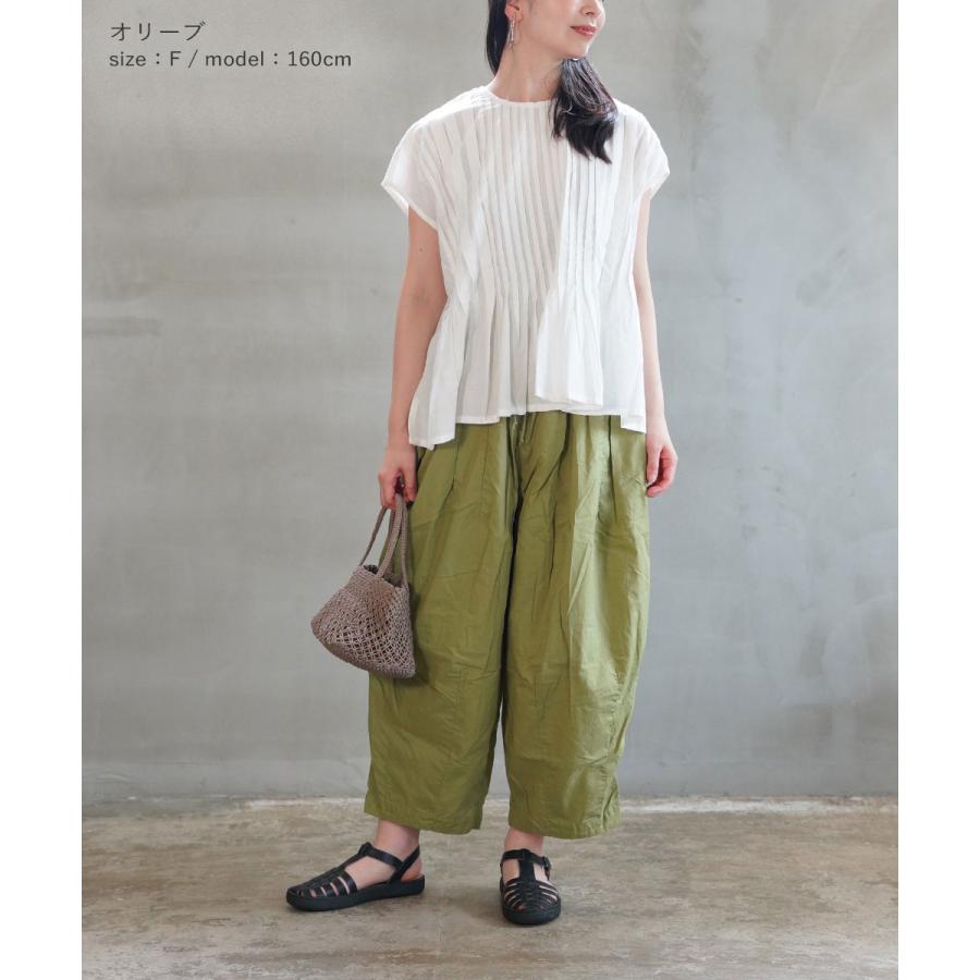 tumugu（ツムグ） オーガニック80 ブロードパンツ レディース 国内正規