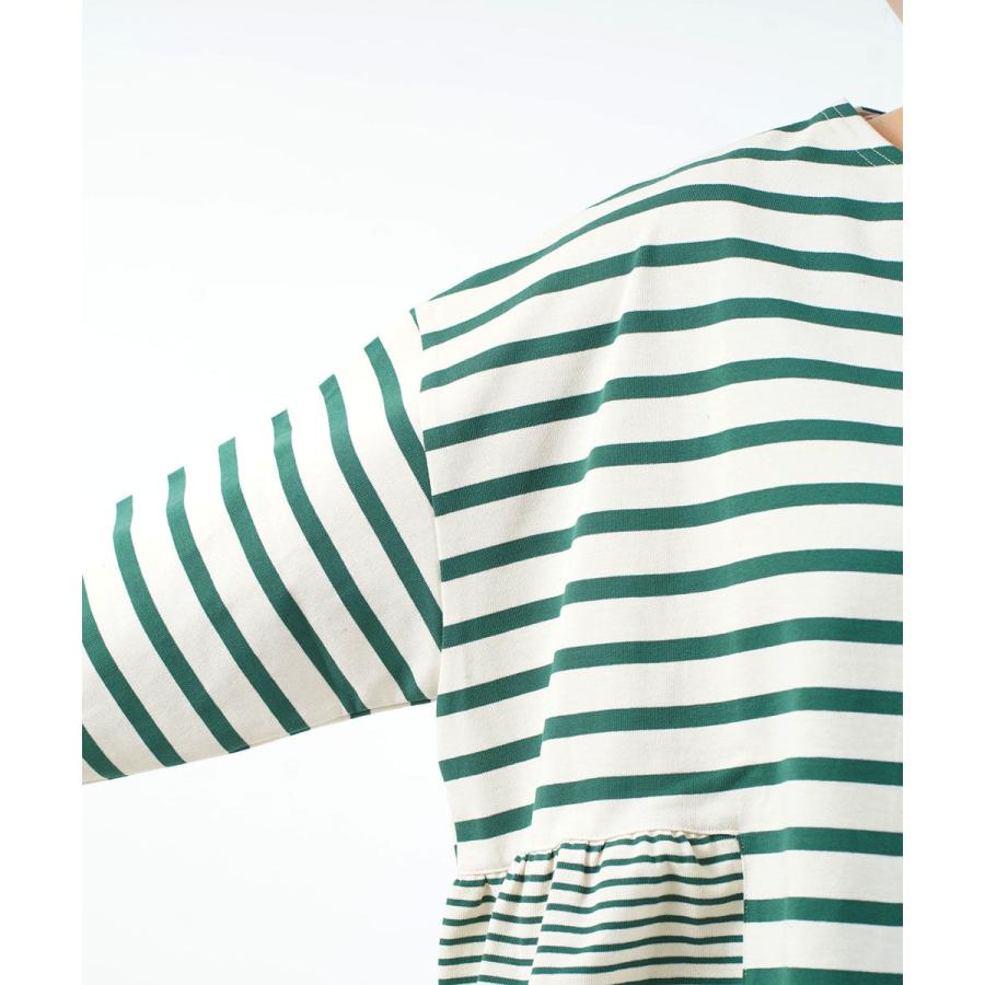 ツムグ ビッチミックスボーダープルオーバー tumugu TC24411 国内正規品 2025春夏新作 送料無料 ツムグ ビッチミックスボーダープルオーバー tumugu レディース 国内