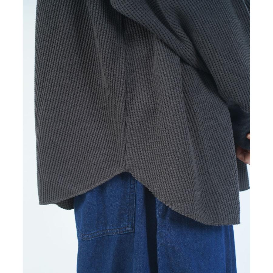 ツムグ ワッフル2WAYカーディガン tumugu 2025秋冬新作 レディース