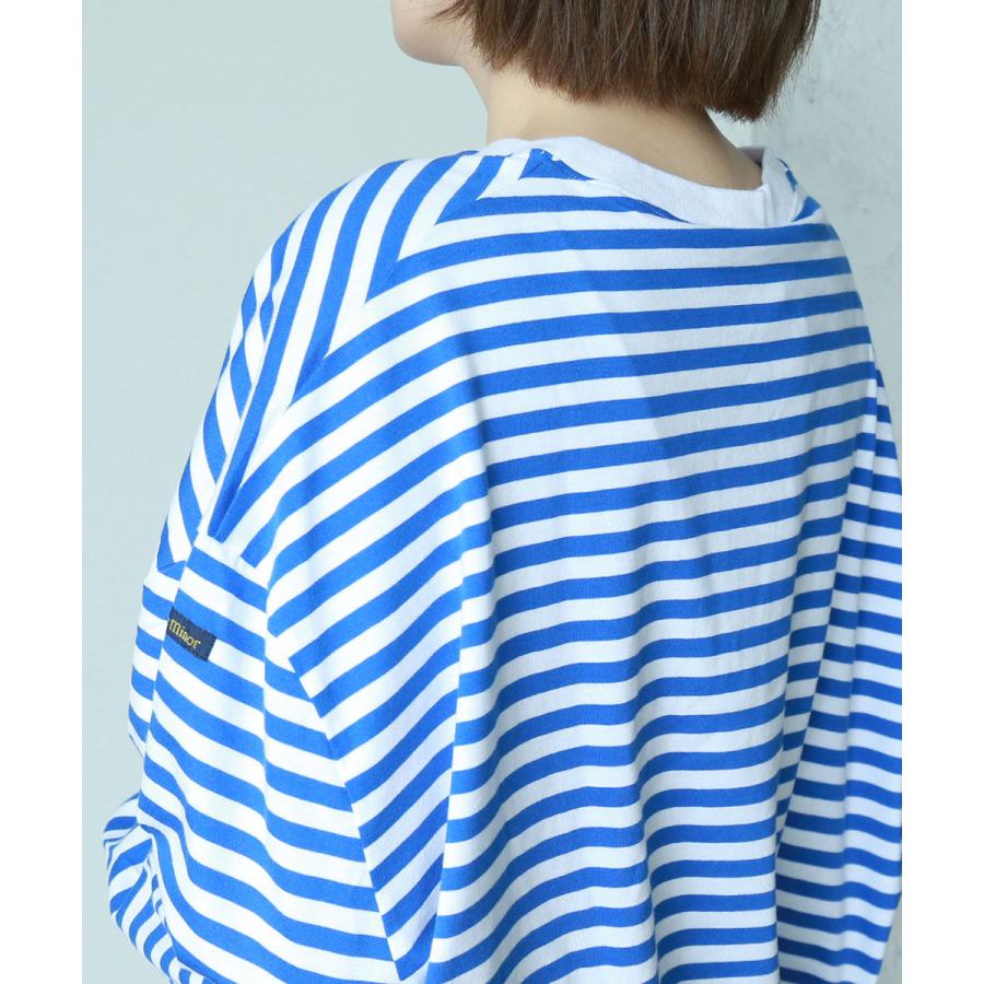 Le Minor（ルミノア） ROBE FEMME ボーダーカットソー レディース 国内