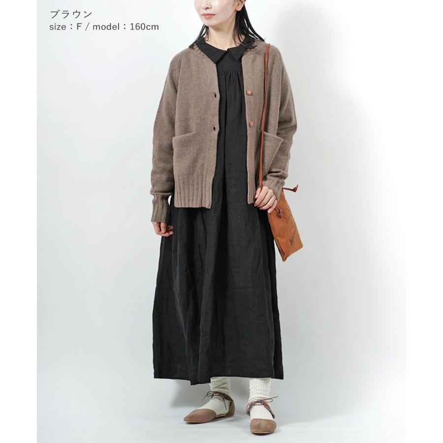 tumugu（ツムグ） ラムウールカーディガン レディース 国内正規品