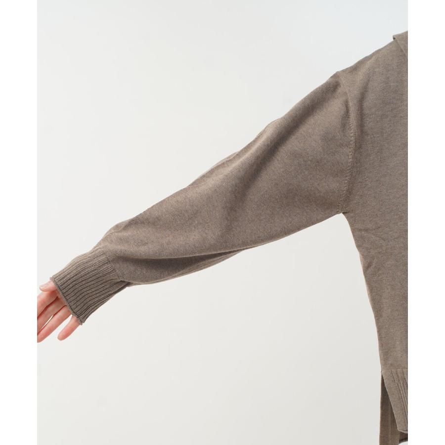 ツムグ ランダムリブニット衿付きプルオーバー tumugu TK24401 国内正規品 220409 送料無料 ツムグ ランダムリブニット衿付きプルオーバー tumugu レディース 国内