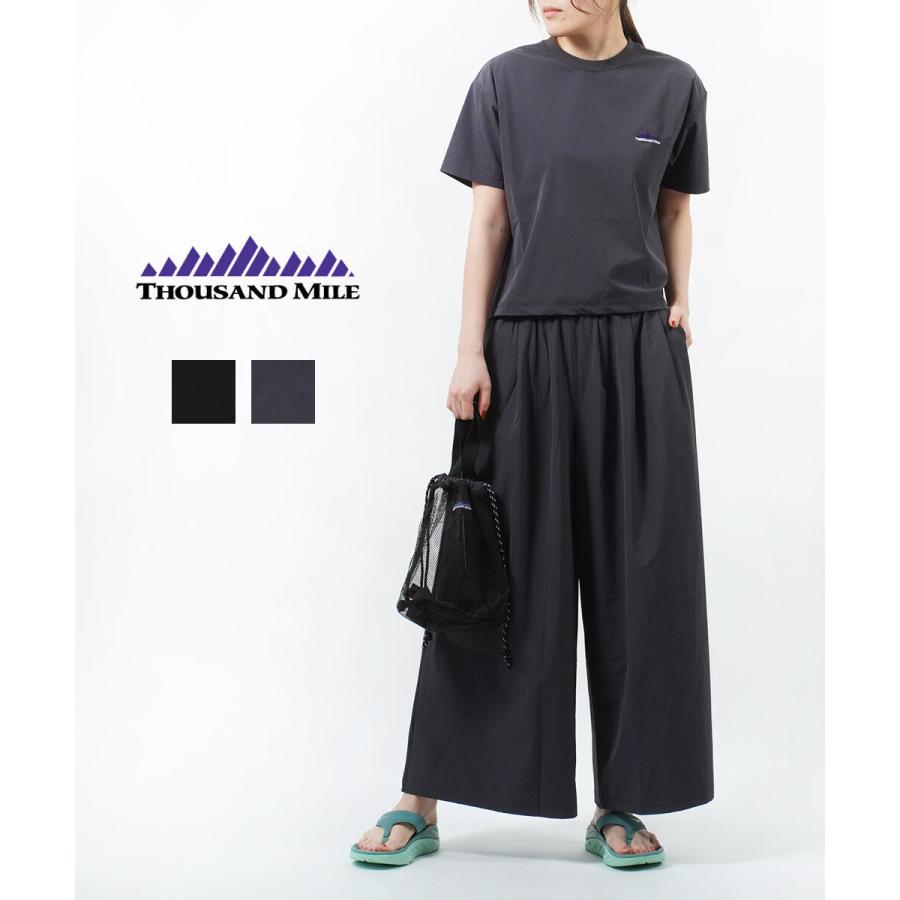 サウザンドマイル セットアップ 4点セット Tシャツ ワイドパンツ ROOMY FLARE PANTS SET UP THOUSAND MILE  2023春夏新作 レディース 国内正規品 :TM231NP00032:etre!par bleu comme bleu - 通販 -